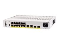 Cisco Catalyst 9200CX - Network Essentials - switch - kompakt - 12 portar - Administrerad - rackmonterbar C9200CX-12P-2XGH-E