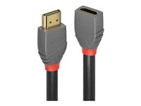 Lindy Anthra Line HDMI-förlängningskabel med Ethernet - 1 m 36476