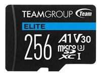 Team ELITE A1 - flash-minneskort - 256 GB - microSDXC TEAUSDX256GIV30A103