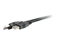 C2G 6.6ft USB Cable - USB A to USB A Cable - USB 2.0 - Black - M/M - USB-kabel - USB till USB - 2 m 28106