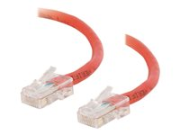 C2G Cat5e Non-Booted Unshielded (UTP) Network Crossover Patch Cable - övergångskabel - 2 m - röd 83334