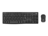 Logitech MK370 Combo for Business - sats med tangentbord och mus - QWERTY - nordiskt (danska/finska/norska/svenska) - grafit Inmatningsenhet 920-012072