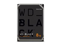 WD Black WD8002FZBX - hårddisk - 8 TB - gaming - SATA 6Gb/s WD8002FZBX