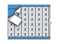 Brady Wire Marker Card 2 - lednings/kabelmärkare (förtryckt) AF-2-PK