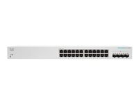 Cisco Business 220 Series CBS220-24T-4X - switch - 24 portar - smart - rackmonterbar CBS220-24T-4X-EU