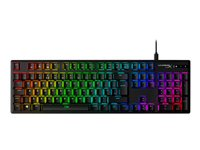 HyperX Alloy Origins - tangentbord - QWERTZ - schweizisk - svart Inmatningsenhet 4P4F6AZ#UUZ