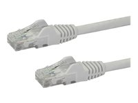 StarTech.com Cat6-patchkabel med hakfria RJ45-kontakter – 2 m, vit - patch-kabel - 2 m - vit N6PATC2MWH