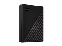 WD My Passport WDBR9S0060BBK - hårddisk - 6 TB - USB 3.2 Gen 1 WDBR9S0060BBK-WESN