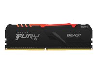 Kingston FURY Beast RGB - DDR4 - modul - 16 GB - DIMM 288-pin - 3600 MHz / PC4-28800 - ej buffrad KF436C18BBA/16