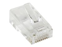 StarTech.com Cat5e RJ45 Stranded Modular Plug Connector - 50 Pkg - Bulk Cat 5e Plugs - 50x RJ45 Ends (CRJ4550PK) - nätverkskontakt CRJ4550PK