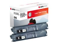 AgfaPhoto - 2-pack - svart - kompatibel - tonerkassett (alternativ för: Brother TN900BK, Brother TN900BK TWIN) APTBTN900BDUOE