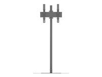 Multibrackets M Pro Single Pole Floorbase ställ - för LCD-display - svart 7350073738946