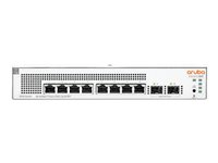 HPE Aruba Instant On 1930 8G Class4 PoE 2SFP 124W Switch - switch - 10 portar - Administrerad - rackmonterbar JL681A#ACD