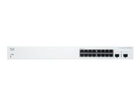 Cisco Business 220 Series CBS220-16T-2G - switch - 18 portar - smart - rackmonterbar CBS220-16T-2G-EU