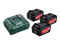 Metabo BASIC SET 3 X 4.0 AH Li-Power batteriladdare - med batteri - 3 - Li-Ion 685049000