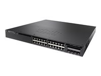 Cisco Catalyst 3650-24PS-E - switch - 24 portar - Administrerad - rackmonterbar WS-C3650-24PS-E