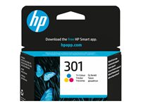 HP 301 - färg (cyan, magenta, gul) - original - bläckpatron CH562EE#ABE