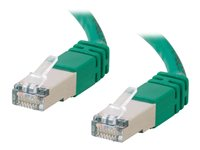 C2G Cat5e Booted Shielded (STP) Network Patch Cable - patch-kabel - 2 m - grön 83831