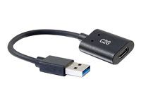 C2G USB C to USB Adapter - SuperSpeed USB Adapter - 5Gbps - F/M - USB typ C-adapter - 24 pin USB-C till USB typ A - 15.2 cm 54428