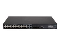 HPE FlexNetwork 5140 24G PoE+ 4SFP+ EI - switch - 28 portar - smart - rackmonterbar JL827A#ABB