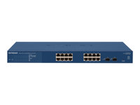 NETGEAR Smart GS716T - v3 - switch - 16 portar - Administrerad - rackmonterbar GS716T-300EUS