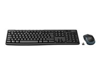 Logitech MK270 Wireless Combo - sats med tangentbord och mus - fransk Inmatningsenhet 920-004510