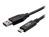 C2G 1ft USB-C to USB-A SuperSpeed USB 5Gbps Cable M/M - USB typ C-kabel - USB typ A till 24 pin USB-C - 30 cm C2G28875