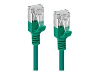 MicroConnect nätverkskabel - 7.5 m - grön V-FTP6A075G-SLIM