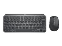 Logitech MX Keys Mini Combo for Business - sats med tangentbord och mus - QWERTZ - tysk - grafit Inmatningsenhet 920-011054