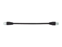 Black Box SpaceGAIN Reduced-Length - patch-kabel - 22.9 cm - svart EVNSL647-06IN