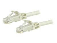 StarTech.com Cat6-patchkabel med hakfria RJ45-kontakter – 5 m, vit - patch-kabel - 5 m - vit N6PATC5MWH