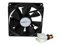 StarTech.com 92x25mm Dual Ball Bearing Computer Case Fan w/ LP4 Connector - 90mm Fan - computer case Fan - pc Fan (FANBOX92) - fläktsats för system FANBOX92