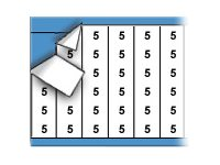 Brady Solid Numbers Wire Marker Card Legend 3 - lednings/kabelmärkare (förtryckt) TWM-5