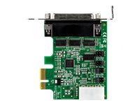 StarTech.com 4-portars PCI Express RS232-seriellt adapterkort - PCIe RS232-seriellt värdstyrenhetskort - PCIe till seriell DB9 - 16950 UART - Expansionskort med låg profil - Windows/Linux - seriell adapter - PCIe - RS-232 x 4 PEX4S953LP