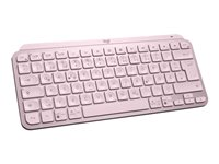 Logitech MX Keys Mini - tangentbord - AZERTY - fransk - rosa Inmatningsenhet 920-010484