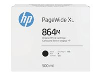 HP 864M - svart - original - PageWide XL - bläckpatron 3ED90A