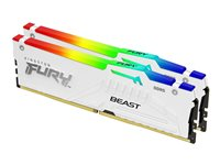 Kingston FURY Beast RGB - DDR5 - sats - 32 GB: 2 x 16 GB - DIMM 288-pin - 6000 MHz / PC5-48000 - ej buffrad KF560C30BWAK2-32