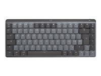 Logitech Master Series MX Mechanical Mini for Mac - tangentbord - QWERTZ - schweizisk - rymdgrå Inmatningsenhet 920-010834