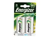 Energizer Accu Recharge Power Plus batteri - 2 x D - NiMH 635675