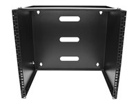 StarTech.com 10U Wall Mount Rack, 19" Wall Mount Network Rack, 14 inch Deep (Low Profile), Wall Mounting Patch Panel Bracket for Network Switches, IT Equipment, 77lb (35kg) Capacity - Network Equipment Rack (RACK-10U-14-BRACKET) - monteringsfäste för nätverksenhet - 10U - 19" RACK-10U-14-BRACKET