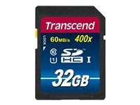 Transcend SDHC Class 10 UHS-I (Premium) - flash-minneskort - 32 GB - SDHC UHS-I TS32GSDU1