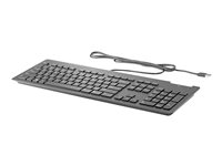 HP Business Slim - tangentbord - estnisk - svart Inmatningsenhet Z9H48AA#ARK