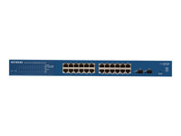 NETGEAR Smart GS724T - V4 - switch - 24 portar - Administrerad - rackmonterbar GS724T-400EUS