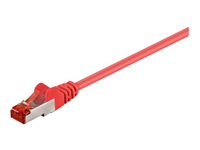 MicroConnect nätverkskabel - 1.5 m - röd STP6015R