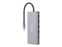 Canyon CNS-TDS12 - dockningsstation - USB-C - 13-slot - VGA, HDMI - 1GbE CNS-TDS12