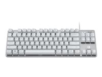 Logitech K835 TKL - tangentbord - naturvit/silver Inmatningsenhet 920-010033