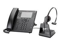 Poly VVX 450 - VoIP-telefon - 3-riktad samtalsförmåg - TAA-kompatibel 89B75AA#AC3