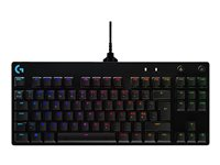 Logitech G Pro Mechanical Gaming Keyboard - tangentbord - AZERTY - fransk - svart Inmatningsenhet 920-009390