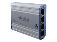 Veracity LONGSPAN Max Quad - nätverk/strömförstärkare - 10Mb LAN, 100Mb LAN VLS-LSM-C4