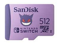 SanDisk Nintendo Switch Pokémon - flash-minneskort - 512 GB - mikroSDXC UHS-I SDSQXAO-512G-GN6ZK